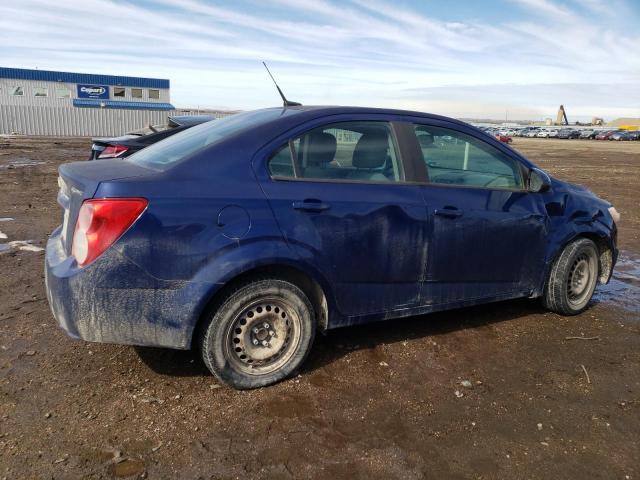 1G1JB5SH6D4123498 - 2013 CHEVROLET SONIC LS BLUE photo 3