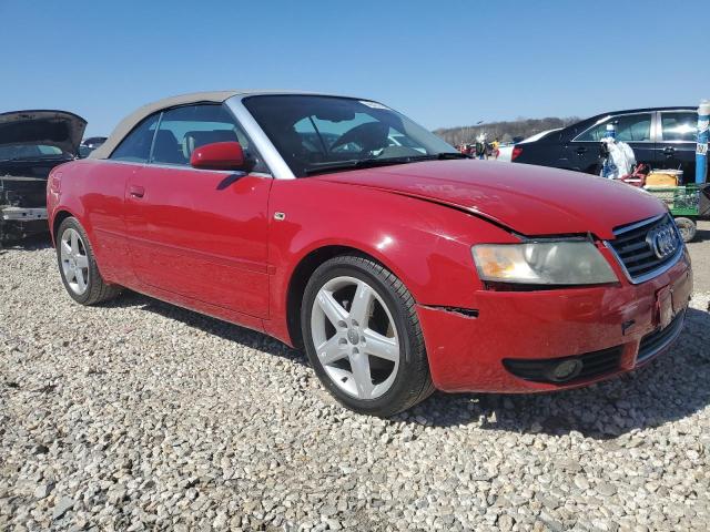 WAUAC48H14K014686 - 2004 AUDI A4 1.8 CABRIOLET RED photo 4