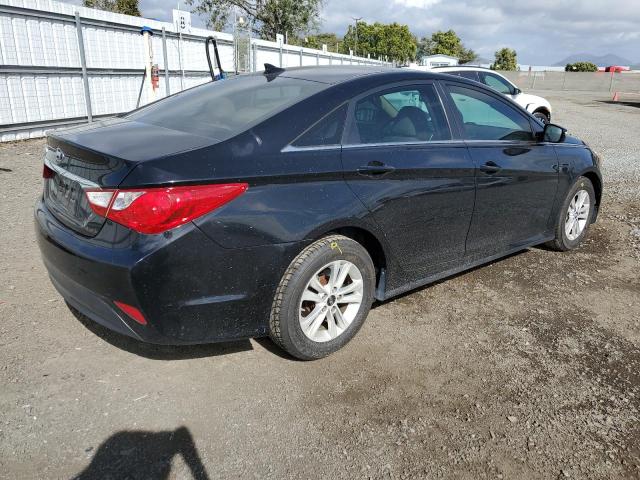 5NPEB4AC6EH890000 - 2014 HYUNDAI SONATA GLS BLACK photo 3