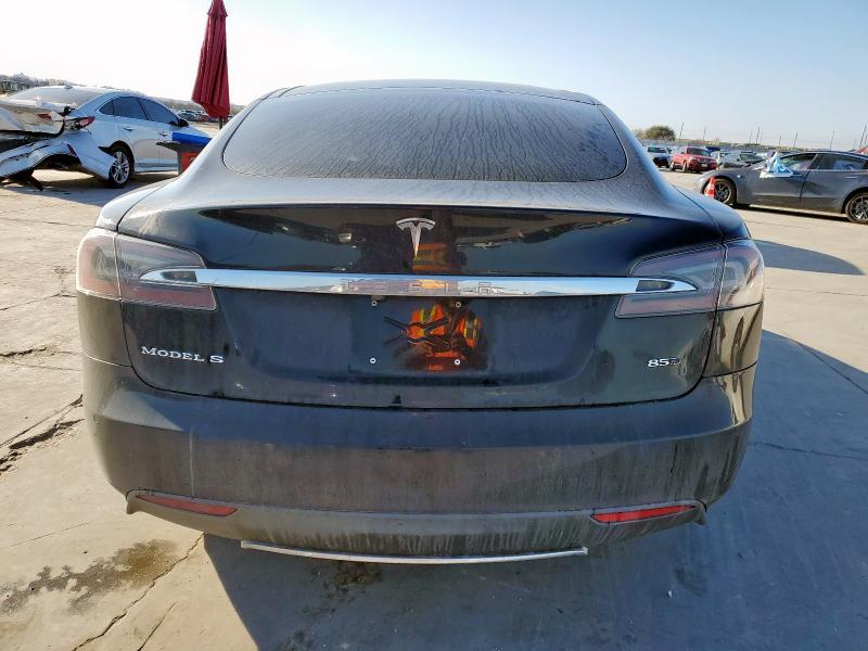 5YJSA1E22FF105817 - 2015 TESLA MODEL S BLACK photo 6