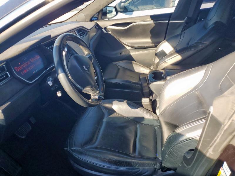 5YJSA1E22FF105817 - 2015 TESLA MODEL S BLACK photo 7