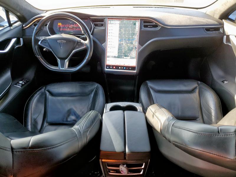 5YJSA1E22FF105817 - 2015 TESLA MODEL S BLACK photo 8