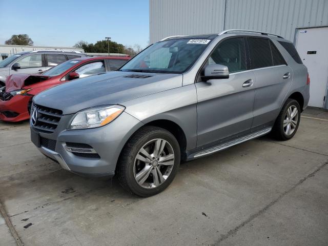 4JGDA5HBXDA202454 - 2013 MERCEDES-BENZ ML 350 4MATIC GRAY photo 1