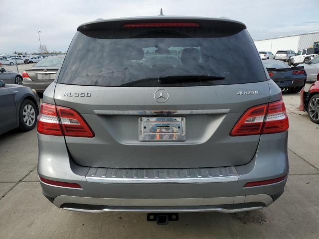 4JGDA5HBXDA202454 - 2013 MERCEDES-BENZ ML 350 4MATIC GRAY photo 6