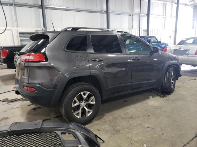 1C4PJMBX0JD562469 - 2018 JEEP CHEROKEE TRAILHAWK GRAY photo 3