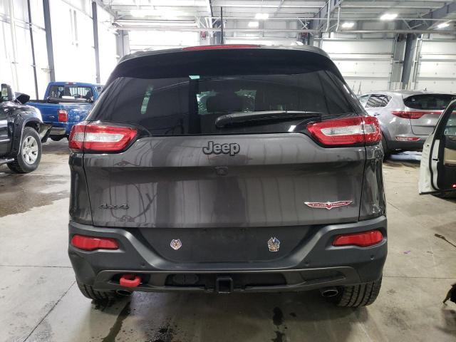 1C4PJMBX0JD562469 - 2018 JEEP CHEROKEE TRAILHAWK GRAY photo 6