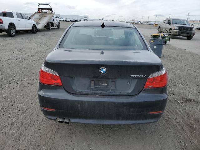 WBANU53548CT12683 - 2008 BMW 528 I BLACK photo 6