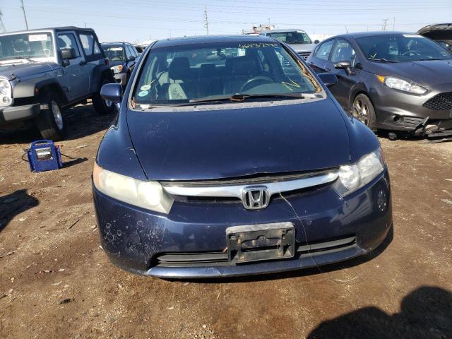 1HGFA16958L022400 - 2008 HONDA CIVIC EXL BLUE photo 5