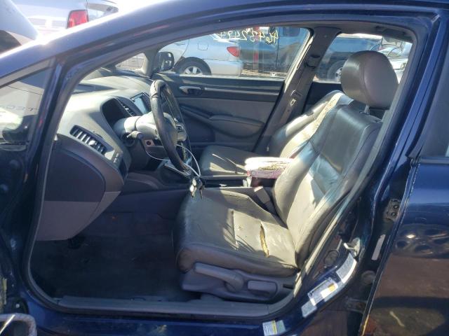 1HGFA16958L022400 - 2008 HONDA CIVIC EXL BLUE photo 7