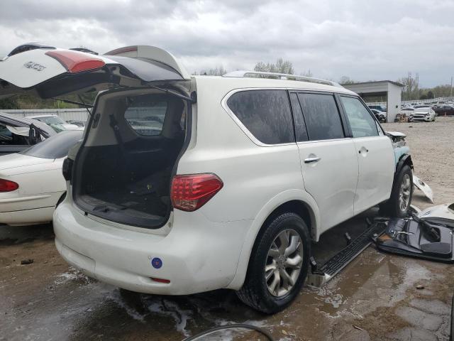 JN8AZ2ND9C9716272 - 2012 INFINITI QX56 WHITE photo 3