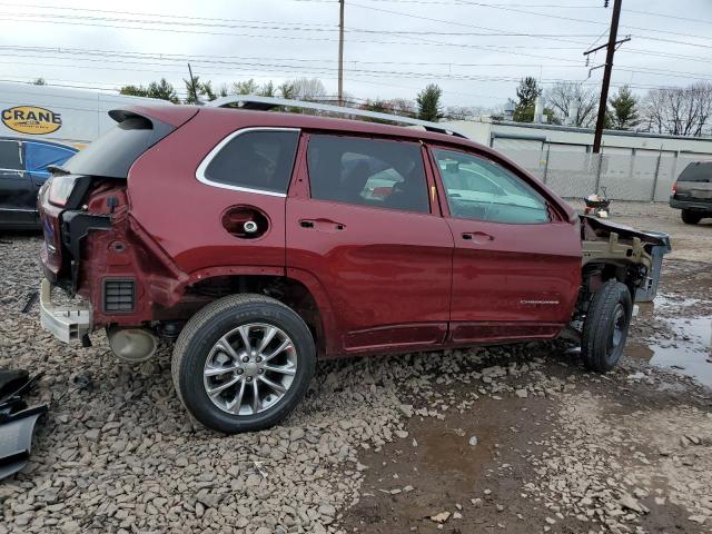 1C4PJLLB0KD240686 - 2019 JEEP CHEROKEE LATITUDE PLUS BURGUNDY photo 3