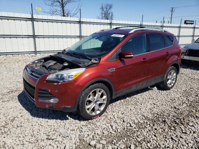 1FMCU9J9XEUA82334 - 2014 FORD ESCAPE TITANIUM MAROON photo 1