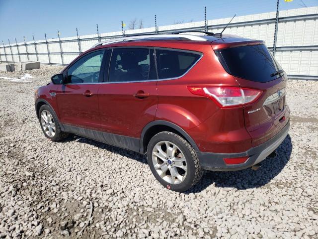 1FMCU9J9XEUA82334 - 2014 FORD ESCAPE TITANIUM MAROON photo 2