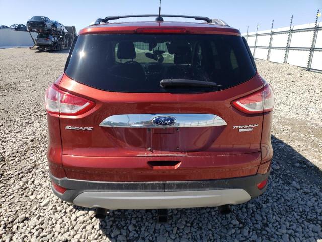 1FMCU9J9XEUA82334 - 2014 FORD ESCAPE TITANIUM MAROON photo 6