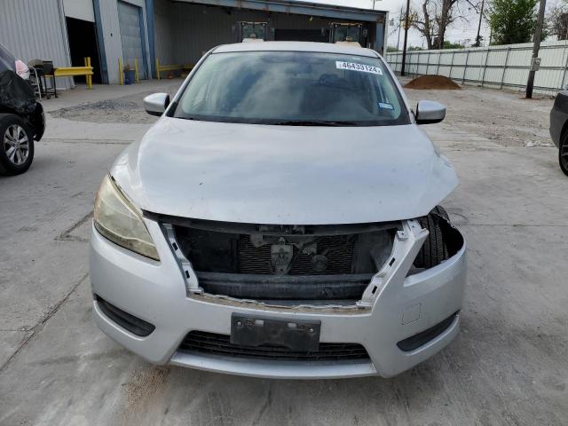 3N1AB7AP9EY229313 - 2014 NISSAN SENTRA S SILVER photo 5