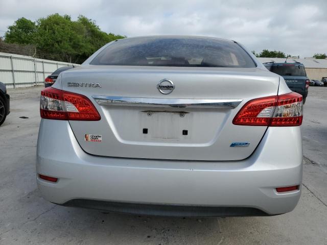 3N1AB7AP9EY229313 - 2014 NISSAN SENTRA S SILVER photo 6