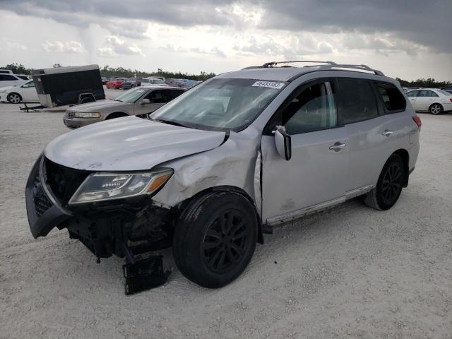 5N1AR2MN6EC638234 - 2014 NISSAN PATHFINDER S 银色 照片 1