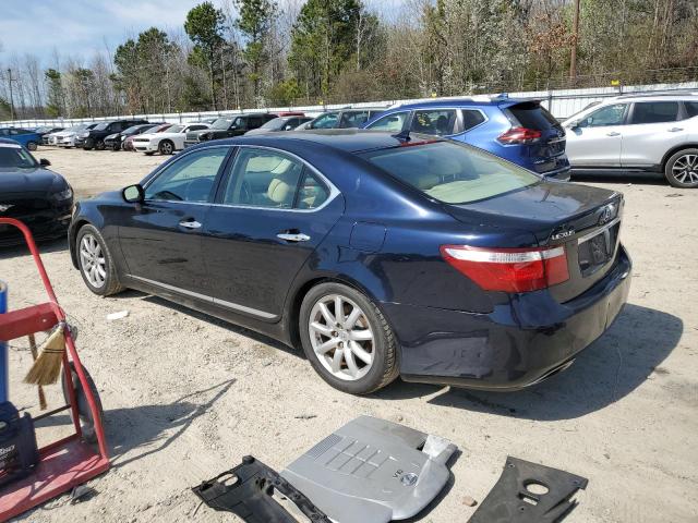 JTHBL46F275031586 - 2007 LEXUS LS 460 BLUE photo 2