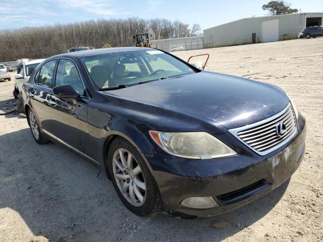 JTHBL46F275031586 - 2007 LEXUS LS 460 BLUE photo 4