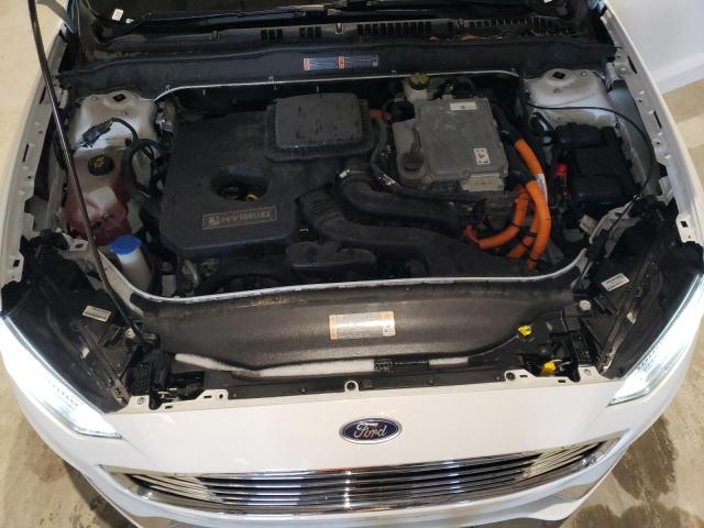 3FA6P0MUXKR259073 - 2019 FORD FUSION SEL WHITE photo 11