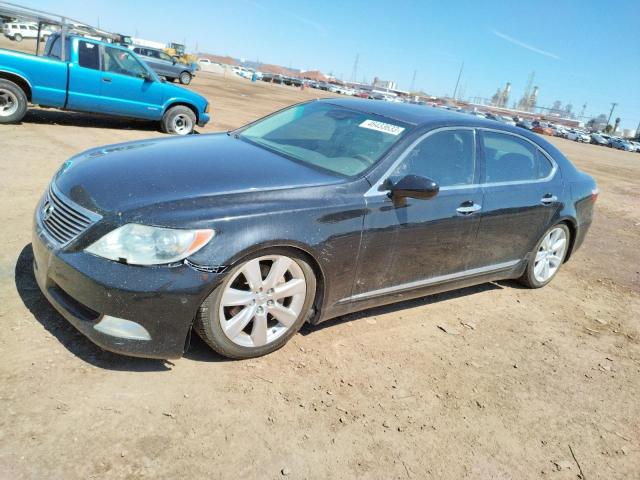 JTHGL46F175001209 - 2007 LEXUS LS 460L BLACK photo 1