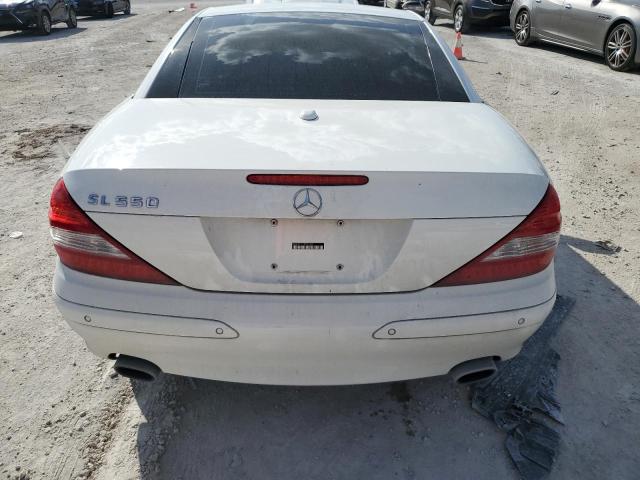 WDBSK71F17F121480 - 2007 MERCEDES-BENZ SL 550 WHITE photo 6