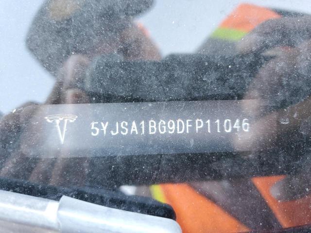 5YJSA1BG9DFP11046 - 2013 TESLA MODEL S RED photo 13