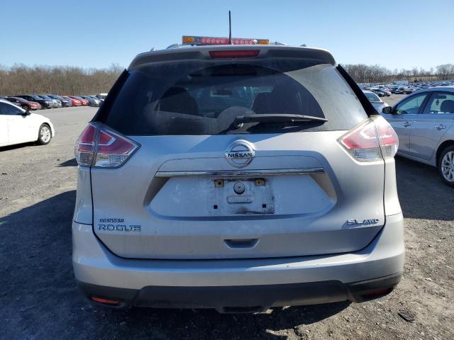 5N1AT2MV0GC771219 - 2016 NISSAN ROGUE S SILVER photo 6