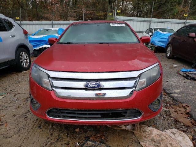 3FAHP0HA2AR279860 - 2010 FORD FUSION SE RED photo 5