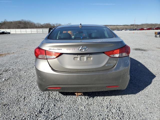 5NPDH4AE4DH438797 - 2013 HYUNDAI ELANTRA GLS TAN photo 6