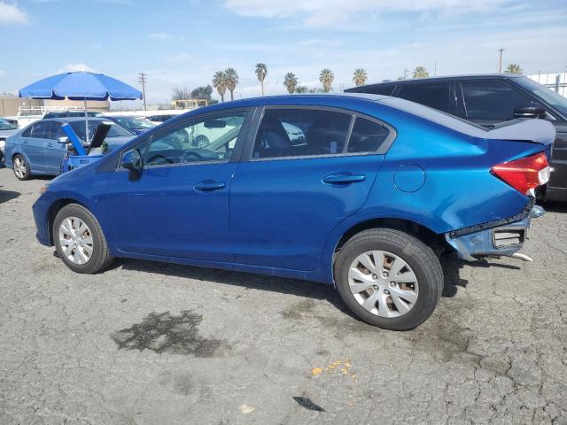 19XFB2F52CE304414 - 2012 HONDA CIVIC LX BLUE photo 2