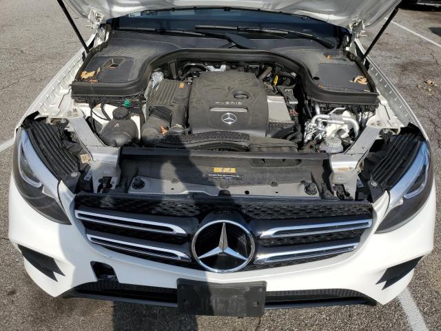 WDC0G5EB3KF590238 - 2019 MERCEDES-BENZ GLC 350E WHITE photo 12