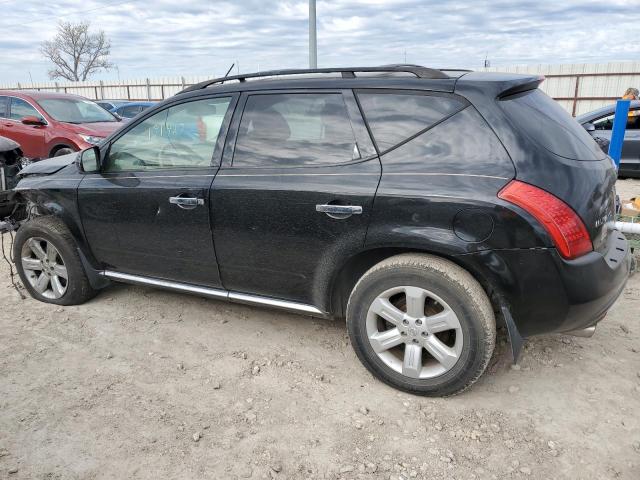 JN8AZ08T87W524517 - 2007 NISSAN MURANO SL BLACK photo 2