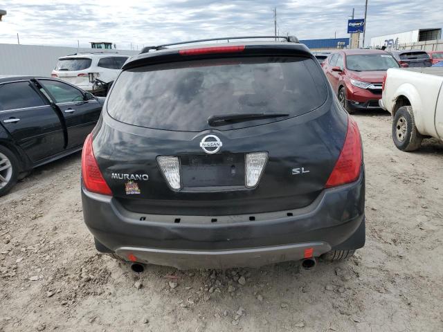 JN8AZ08T87W524517 - 2007 NISSAN MURANO SL BLACK photo 6