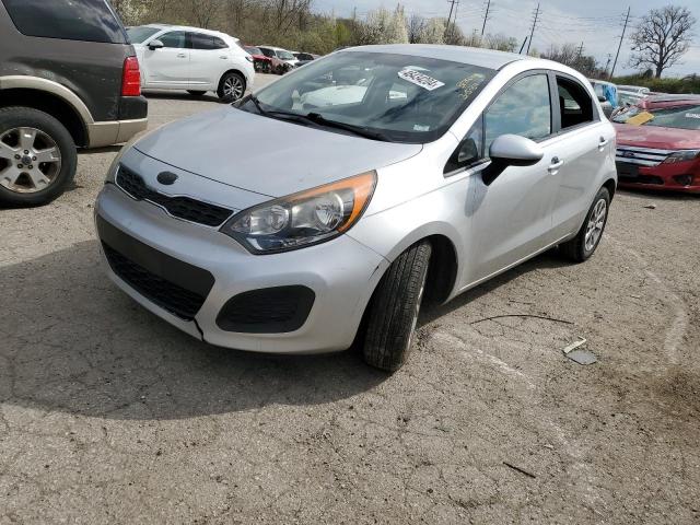 KNADN5A33D6245271 - 2013 KIA RIO EX SILVER photo 1