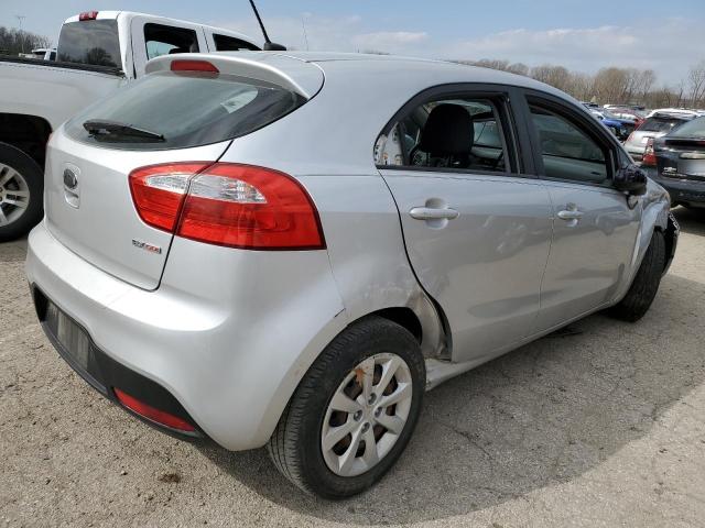 KNADN5A33D6245271 - 2013 KIA RIO EX SILVER photo 3