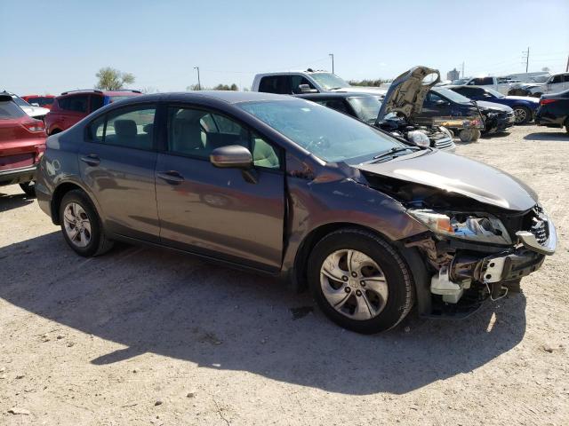 19XFB2F52EE238613 - 2014 HONDA CIVIC LX GRAY photo 4