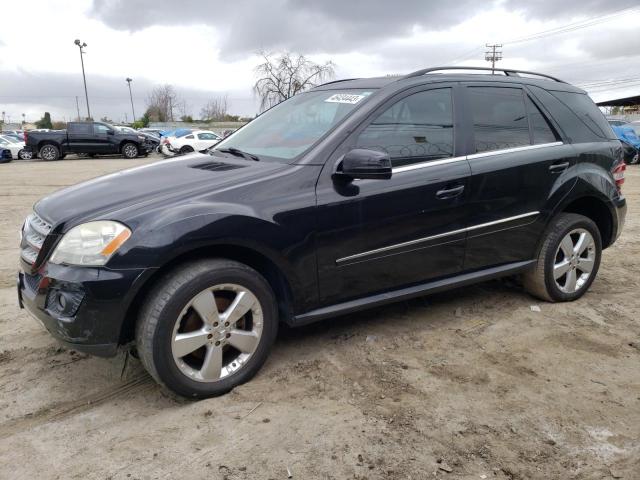 4JGBB8GB4BA733606 - 2011 MERCEDES-BENZ ML 350 4MATIC BLACK photo 1