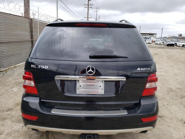 4JGBB8GB4BA733606 - 2011 MERCEDES-BENZ ML 350 4MATIC BLACK photo 6