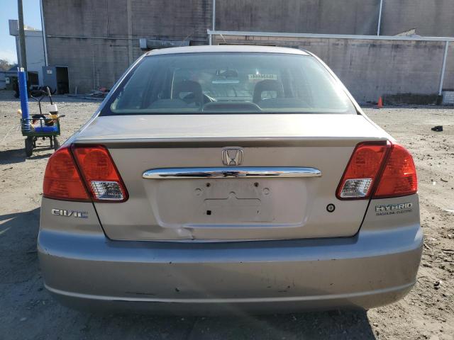 JHMES96673S005543 - 2003 HONDA CIVIC HYBRID TAN photo 6