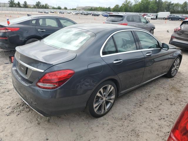 55SWF4JBXGU165628 - 2016 MERCEDES-BENZ C 300 GRAY photo 3