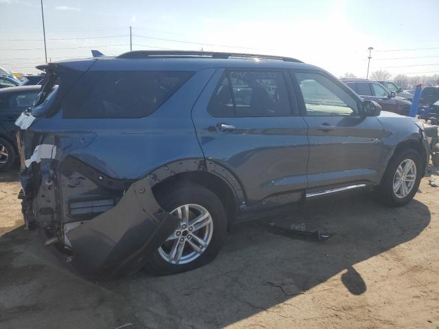 1FMSK8DHXLGB15438 - 2020 FORD EXPLORER XLT BLUE photo 3