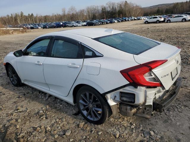 2HGFC1F78MH701285 - 2021 HONDA CIVIC EXL WHITE photo 2