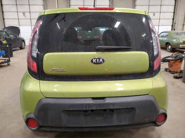 KNDJN2A2XE7727095 - 2014 KIA SOUL GREEN photo 6