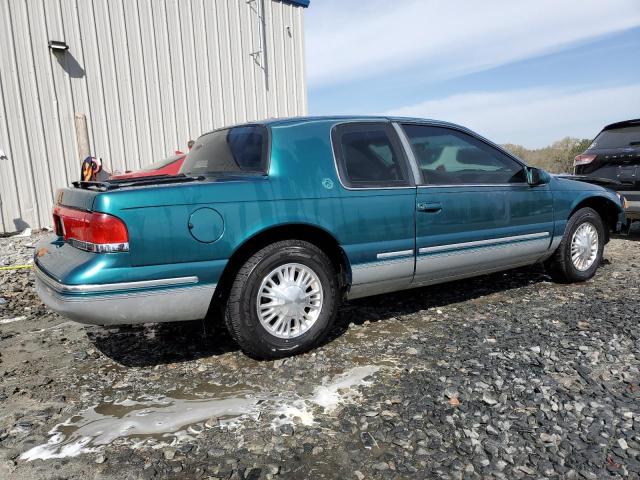 1MELM62W0TH614329 - 1996 MERCURY COUGAR XR7 GREEN photo 3