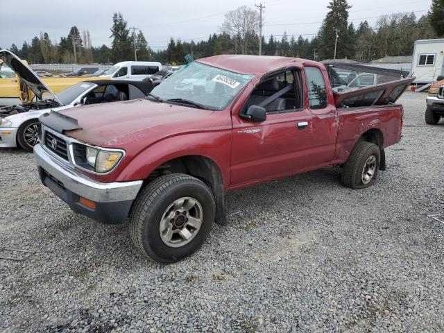 4TAWM72N7TZ192027 - 1996 TOYOTA TACOMA XTRACAB BURGUNDY photo 1