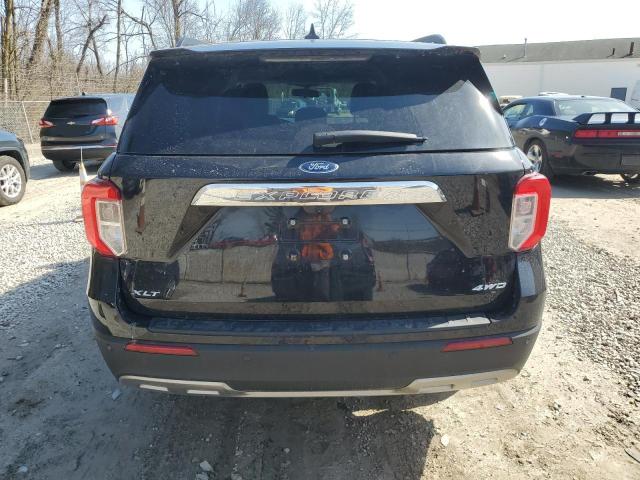 1FMSK8DHXNGB38463 - 2022 FORD EXPLORER XLT BLACK photo 6