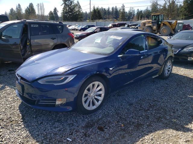 5YJSA1E21HF216684 - 2017 TESLA MODEL S BLUE photo 1