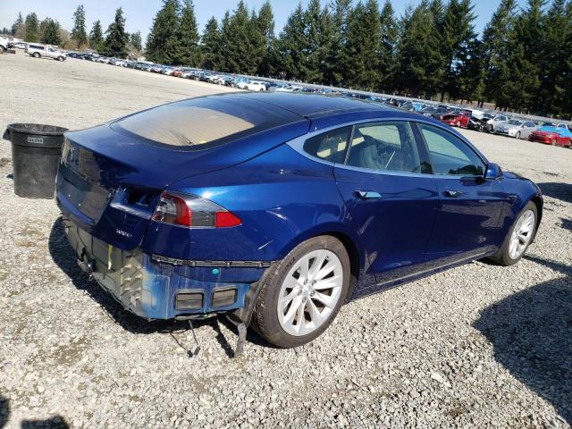 5YJSA1E21HF216684 - 2017 TESLA MODEL S ლურჯი ფოტო 3