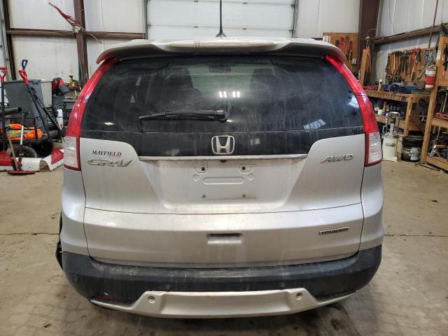 2HKRM4H94DH112976 - 2013 HONDA CR-V TOURING SILVER photo 6